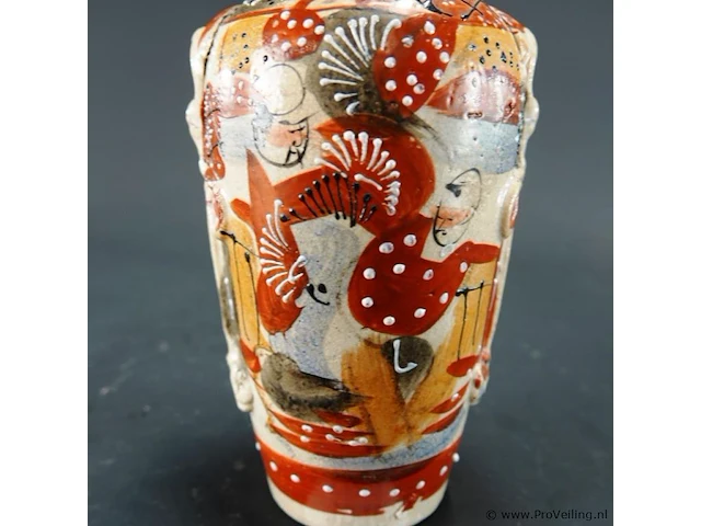Antiek satsuma vaas - afbeelding 2 van  5