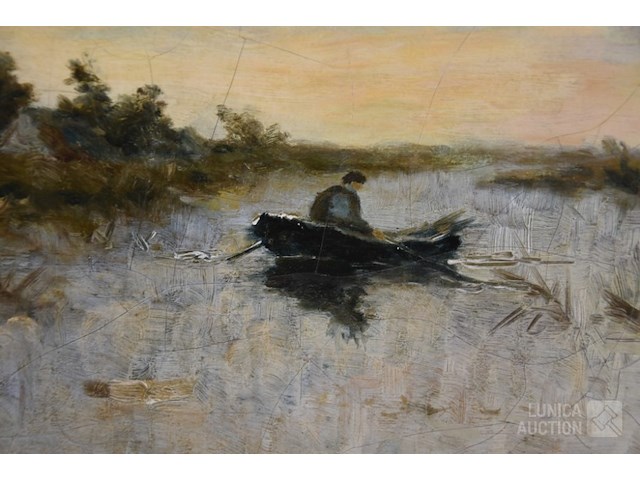 Antiek schilderij - afbeelding 2 van  4