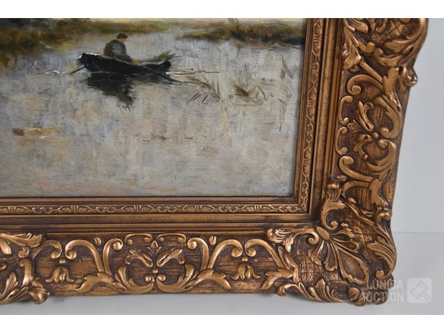 Antiek schilderij - afbeelding 3 van  4