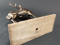 Antiek stijl faux bronzen beeld edelhert - afbeelding 5 van  5