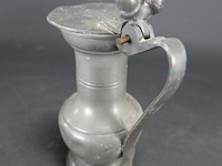 Antiek tinnen eikeltjes kans - afbeelding 2 van  5