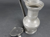 Antiek tinnen eikeltjes kans - afbeelding 4 van  5