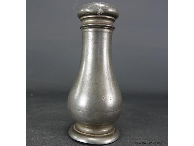 Antiek tinnen strooier - afbeelding 3 van  5