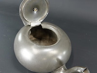 Antiek tinnen theepot - afbeelding 4 van  5