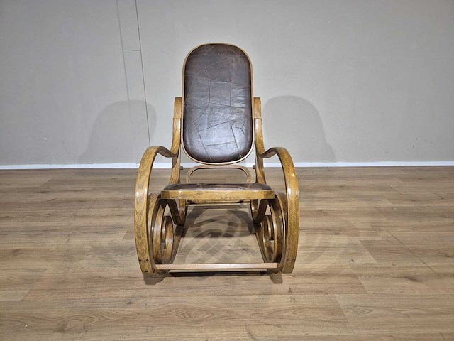 Antieke - klassieke - schommelstoel - afbeelding 3 van  11