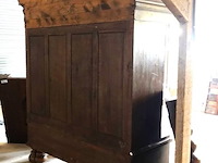 Antieke (1820-1880) massief eiken met fraai snijwerk duitse grunderkaste - afbeelding 14 van  18