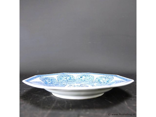 Antieke (18de eeuw) chinees porseleinen schotel kangxi - afbeelding 3 van  5