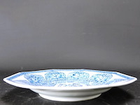 Antieke (18de eeuw) chinees porseleinen schotel kangxi - afbeelding 3 van  5