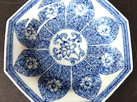 Antieke (18de eeuw) chinees porseleinen schotel kangxi - afbeelding 3 van  5