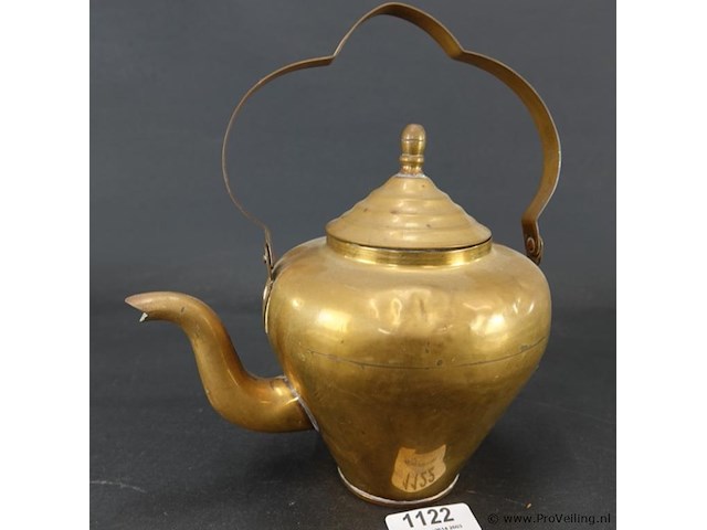 Antieke (18de eeuw) koperen ketel - afbeelding 1 van  5