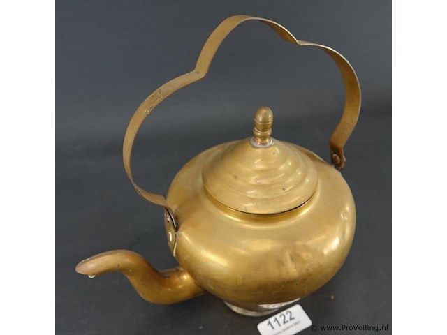 Antieke (18de eeuw) koperen ketel - afbeelding 2 van  5