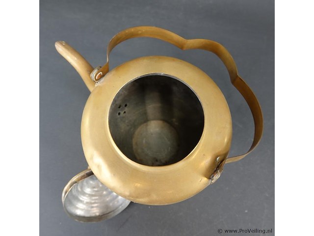 Antieke (18de eeuw) koperen ketel - afbeelding 4 van  5