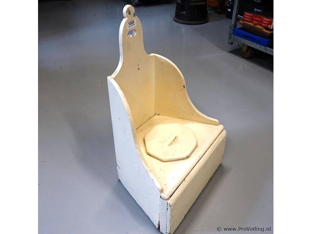 Antieke (19de eeuw) houten postoel - afbeelding 2 van  5