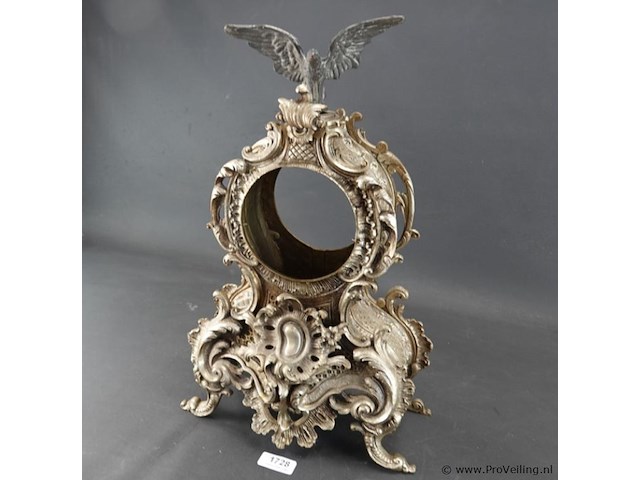 Antieke (19de eeuw) pendulebehuizing of tafelspiegel in lodewijk xv-stijl - afbeelding 2 van  5