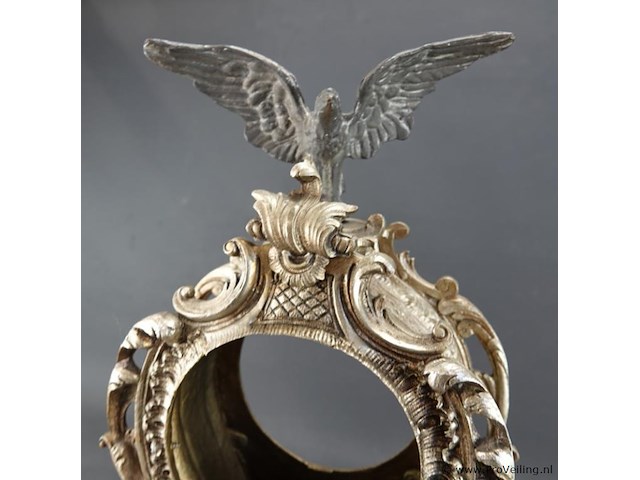 Antieke (19de eeuw) pendulebehuizing of tafelspiegel in lodewijk xv-stijl - afbeelding 3 van  5