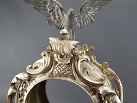 Antieke (19de eeuw) pendulebehuizing of tafelspiegel in lodewijk xv-stijl - afbeelding 3 van  5