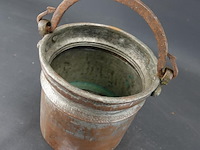 Antieke 19de eeuwse koperen emmer - afbeelding 2 van  5