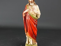 Antieke aardewerk beeld van de heiland - afbeelding 1 van  3