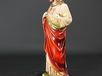 Antieke aardewerk beeld van de heiland - afbeelding 2 van  3