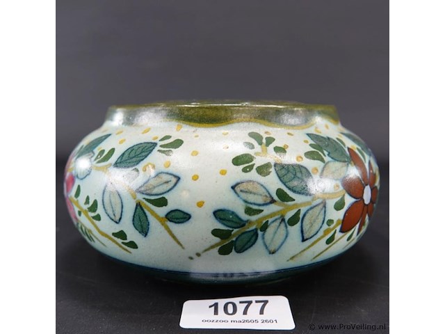 Antieke aardewerk bloemverdeler - afbeelding 2 van  5