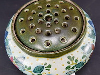 Antieke aardewerk bloemverdeler - afbeelding 3 van  5