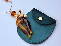 Antieke amber pendant collier - afbeelding 4 van  4