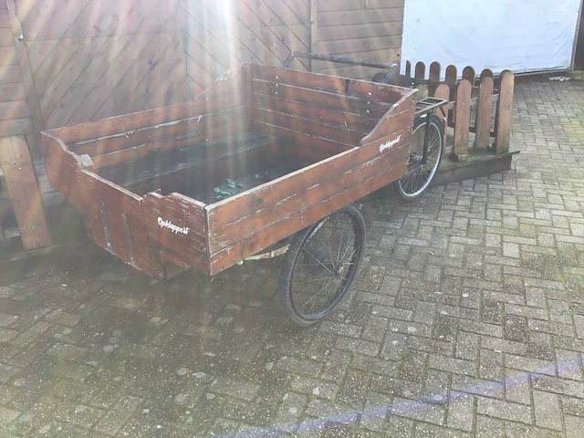 Antieke bakfiets - afbeelding 7 van  8