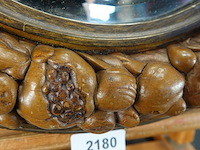 Antieke barbola geslepen spiegel - afbeelding 4 van  5