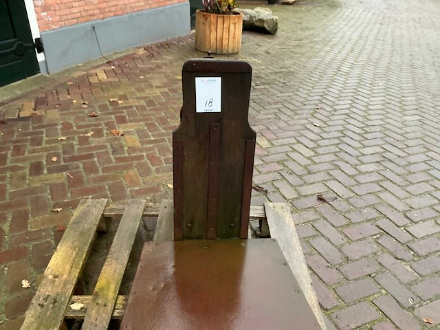Antieke bascule vloerweegschaal - afbeelding 2 van  11