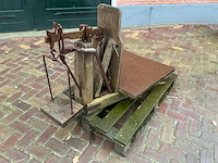 Antieke bascule vloerweegschaal - afbeelding 7 van  9