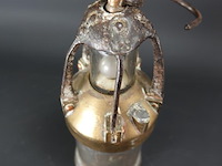 Antieke belgische mijnwerklamp - afbeelding 4 van  5