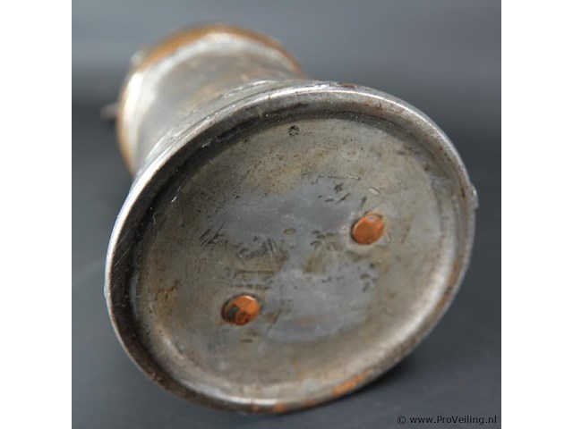 Antieke belgische mijnwerklamp - afbeelding 5 van  5