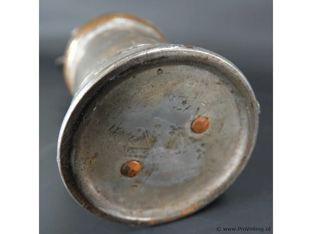Antieke belgische mijnwerklamp - afbeelding 5 van  5