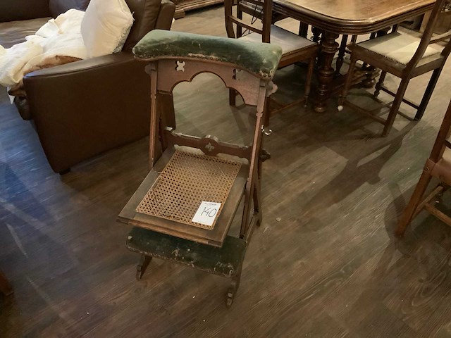 Antieke bidstoel - afbeelding 1 van  2