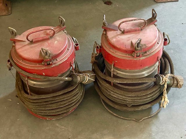 Antieke boeilamp (2x) - afbeelding 1 van  3