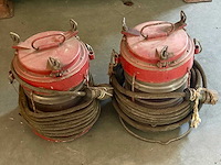 Antieke boeilamp (2x) - afbeelding 1 van  3