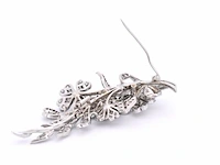 Antieke broche met diamanten 12.00 carat - afbeelding 9 van  11
