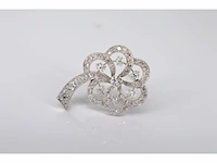 Antieke broche met diamanten