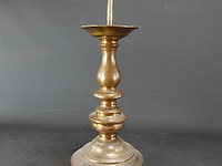 Antieke brons/messing penkandelaar - afbeelding 1 van  5