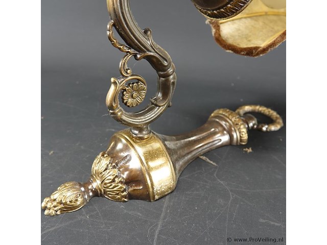 Antieke brons/messing wandkandelaar - afbeelding 4 van  5