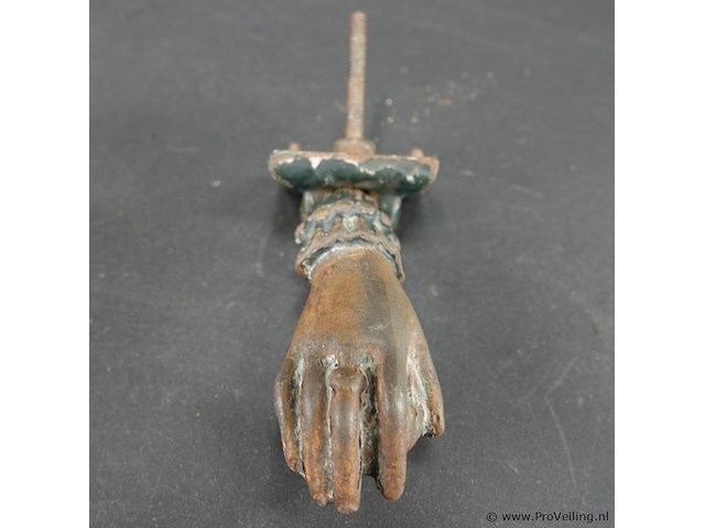 Antieke bronzen deurklopper - afbeelding 2 van  5