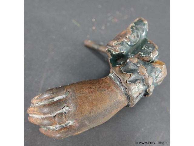 Antieke bronzen deurklopper - afbeelding 3 van  5