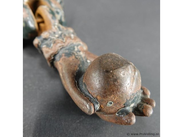 Antieke bronzen deurklopper - afbeelding 5 van  5
