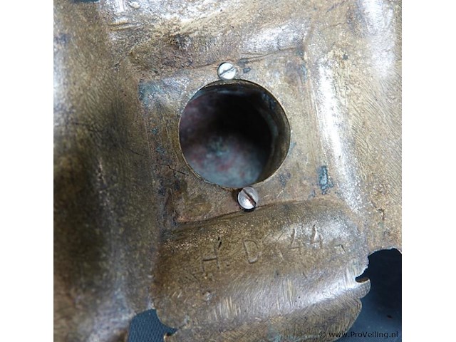 Antieke bronzen inktpot - afbeelding 3 van  3