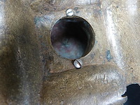 Antieke bronzen inktpot - afbeelding 3 van  3