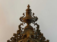 Antieke bronzen tafelklok - afbeelding 7 van  9