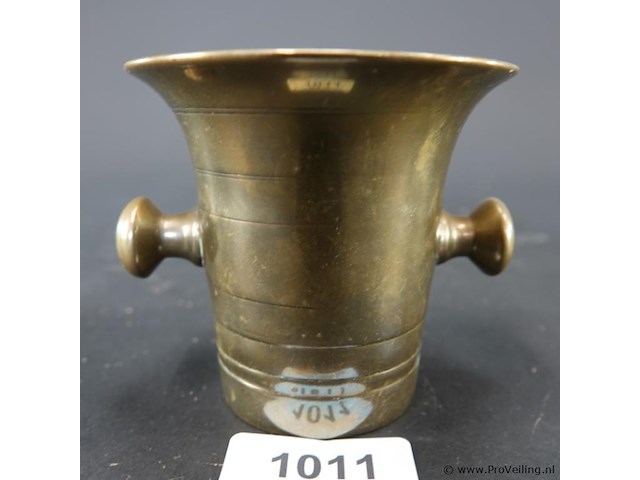 Antieke bronzen vijzel - afbeelding 2 van  5