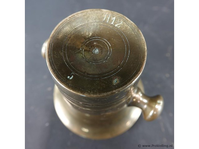 Antieke bronzen vijzel - afbeelding 5 van  5