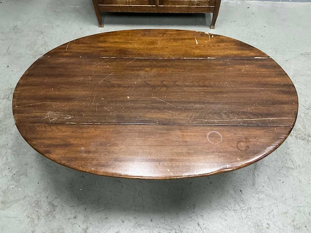 Antieke buffetkast 44x110x786 cm met tafel 140x94x44,5 cm - afbeelding 10 van  15