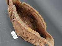 Antieke ( ca. 1900) franse ijzeren jardinière - afbeelding 3 van  5